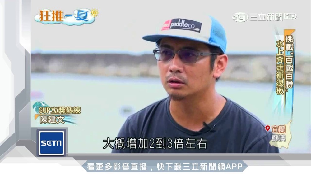 三立新聞專訪 SUP 立槳教練 陳建文